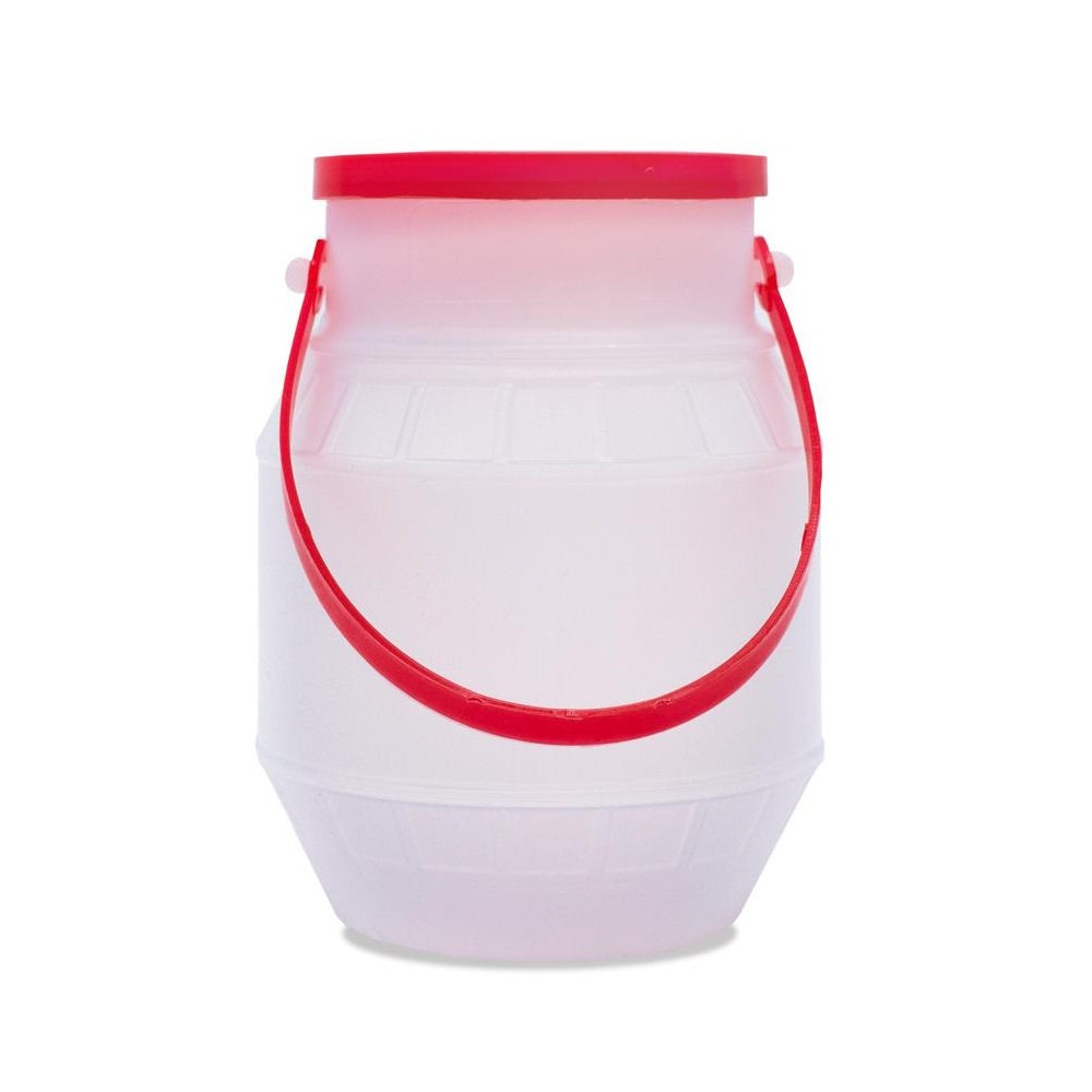 Botella de plástico granizado de 1/2 Litro - caja 120 U.